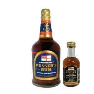 Pusser's Rum Blue Label + Pusser’s Gunpowder Proof Rum MINI zadarmo