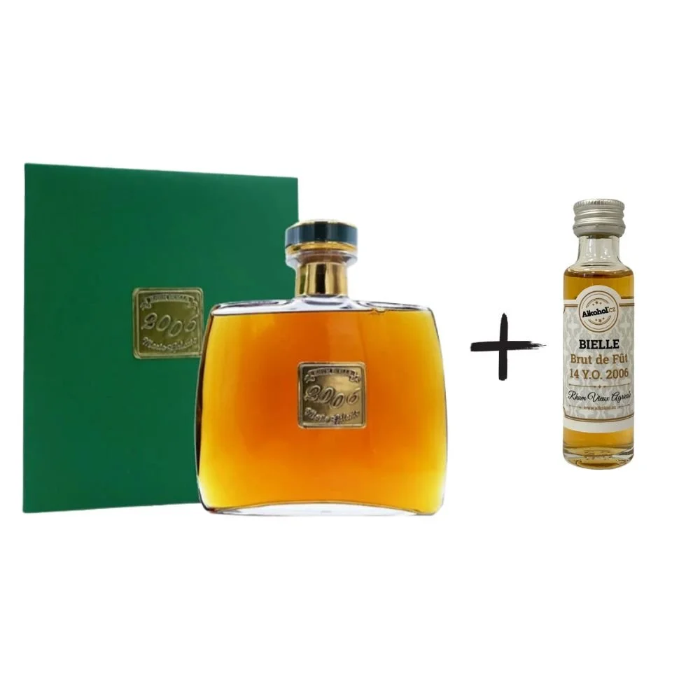 BIELLE Rhum Vieux Agricole Brut de Fût 14y 2006 0,7l 47,8% GB L.E. Hors D´Age + miniatura