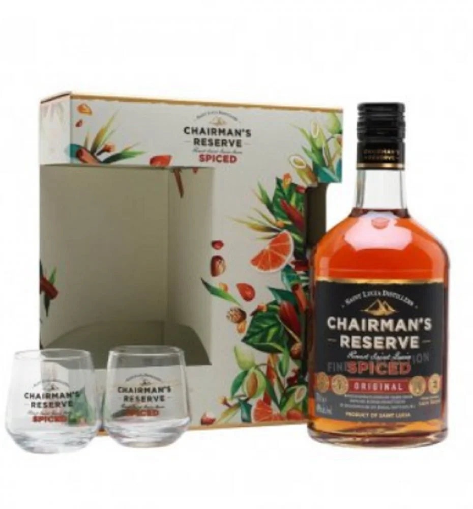 Chairman&#039;s Reserve Spiced 0,7l 40% + 2x sklo GB