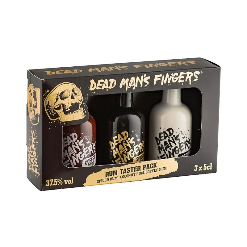 Dead Man&#039;s Fingers Taster Pack Spiced, Coconut a Coffee Rum 3×0,05l 37,5% GB