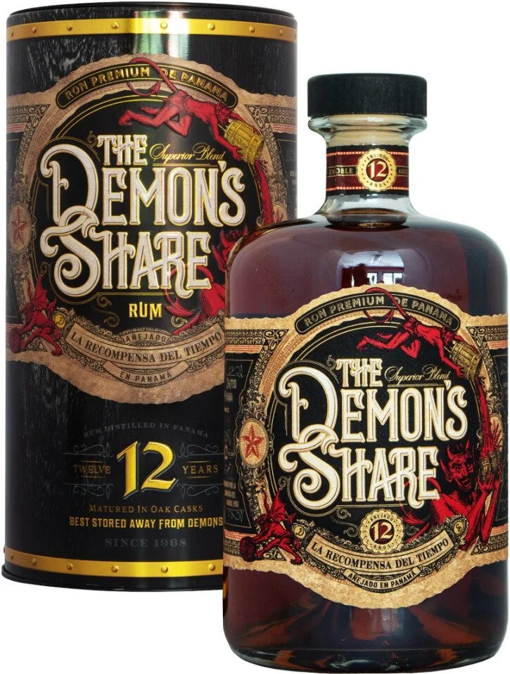 Demon&#039;s Share Rum 12y 0,7l 41% Tuba
