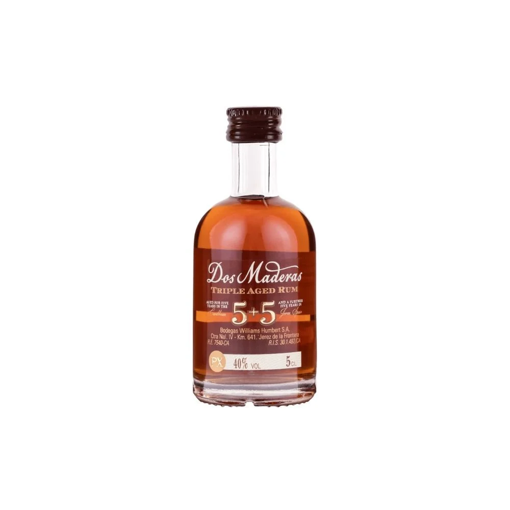 Dos Maderas 5+5 Ron Añejo Superior Reserve PX 0,05l 40%