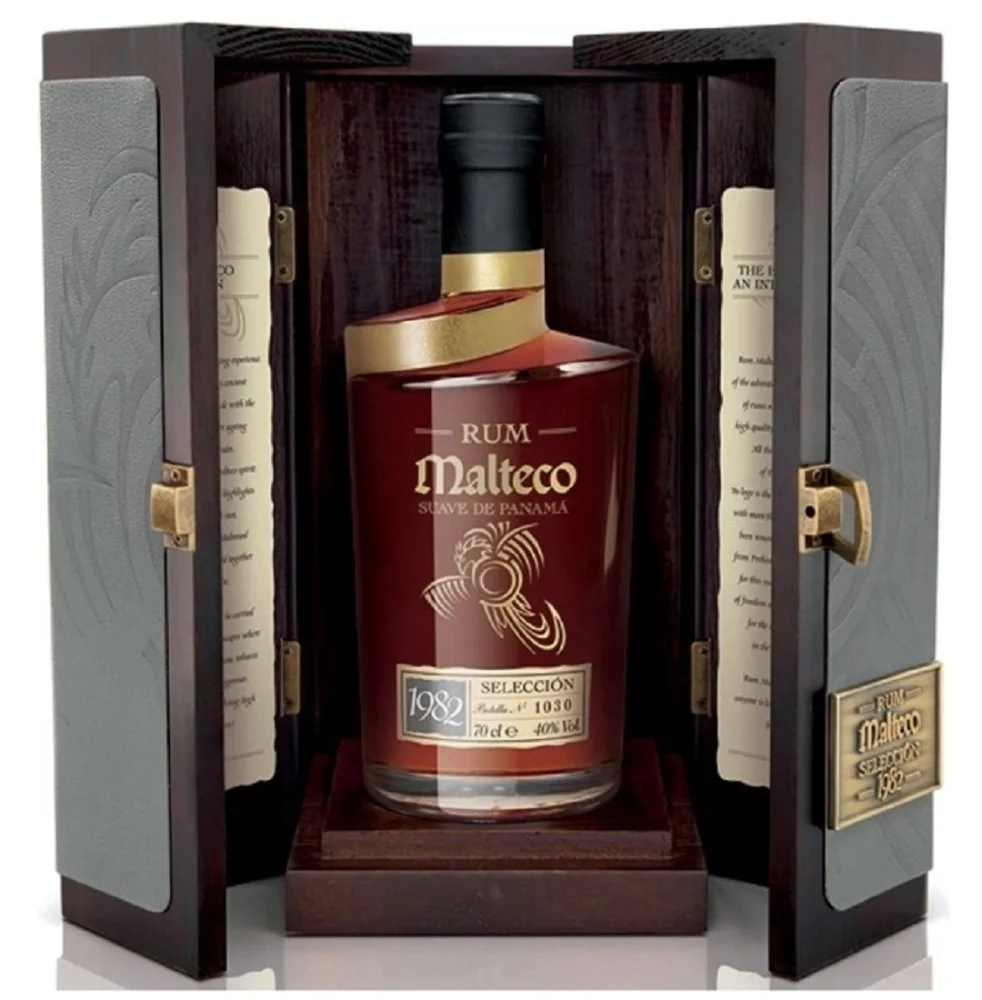 Malteco 1982 0,7l 40% Dřevěný box