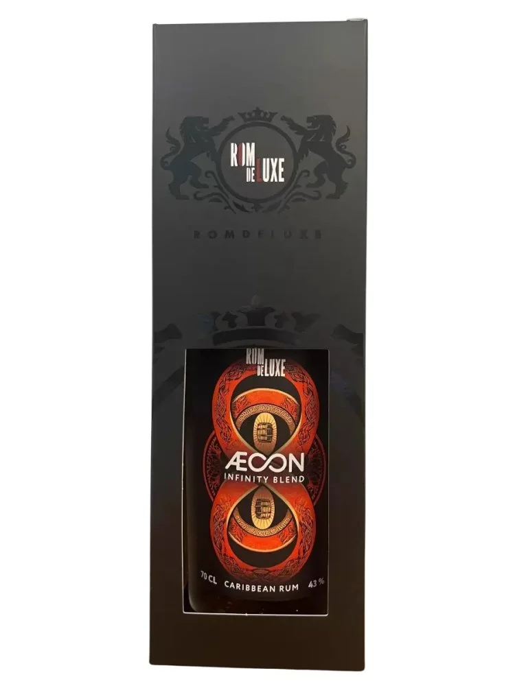 Rom De Luxe Æon - Infinity blended rum 0,7l 43% GB L.E. / Rok lahvování 2024